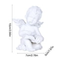 thumbnail image 3 of White Resin Angel Praying Statue with Wings, Holding Book,Outdoor Garden Ornament,Heart-Shaped Holder for Home Decor, Sympathy Memorial & Inspirational Keepsake Gift, 3 of 6