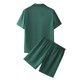 thumbnail image 4 of WILLBEST Pantalones Cortos Deportivos para Hombre, Primavera y Verano, Color Liso, Satén, Imitación de Seda, Cómodos, para Uso Doméstico, 4 of 5