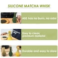 thumbnail image 5 of Reusable With Whisk Holder ABS Food Grade Resin Whisk Green Tea Powder Whisk Matcha Whisk Tea Brush BLACK-SET, 5 of 8