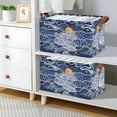 thumbnail image 2 of Yayeee Foldable Storage Basket for Shelves Waterproof Cloth Bins with Handles, Blue Night Sky, 2 of 7