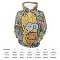 thumbnail image 2 of Simpsons Casual Pullover Hoodie Unisex Hooded Sweatshirt Novelty 3D Graphic Long Sleeve Sweater with Pocket 3XL, 2 of 8