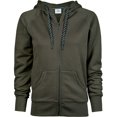 thumbnail image 1 of Jays Tee - Chaquetilla con cremallera completa y capucha para mujer (Verde Intenso) Tee Jays UTBC3320_deepgreen, 1 of 4