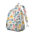 thumbnail image 2 of Cute Dinosaur Pattern Backpack for School,Cute School Bag,Schoolbag with Adjustable Shoulder Straps & Padded Back,13.4"x11"x4.7", 2 of 6