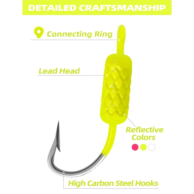 BLUEWING Yellowtail Snapper Jigs with High Carbon Steel Hook 1