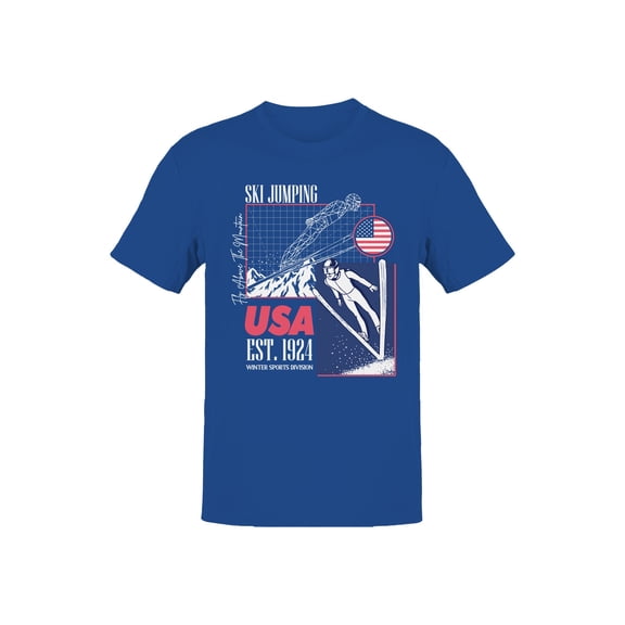 USA Ski Jumping 1924 Heritage Men's T-shirt
