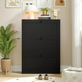 thumbnail image 4 of VOWNER Shoe Cabinet with 3 Flip Drawers, Freestanding Shoe Storage Cabinet with Adjustable Shelf & Anti-Tipping Device, Shoe Rack for Entryway, Hallway, Living Room (Black), 4 of 8