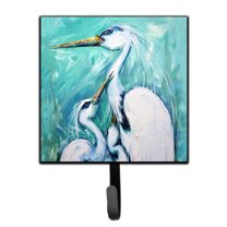 Carolines Treasures MW1145SH4 Mothers Love Egret Leash or Key Holder 7Hx4.25W multicolor