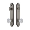 thumbnail image 2 of Grandeur Arc Tall Plate Single Cylinder One Piece Knobset with Versailles Knob, 2 of 6