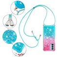 thumbnail image 5 of Funda para OnePlus Nord N200 5G Brillantina Líquida Divertida Reluciente y con Cristales en Movimiento Cuerpo Cruzado con Cordón Ajustable, 5 of 5