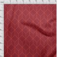 thumbnail image 4 of oneOone Cotton Cambric Magenta Fabric Geometric Sewing Material Print Fabric By The Yard 42 Inch Wide, 4 of 5