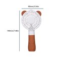 thumbnail image 2 of Mini ventilador de mano Viajes de verano Senderismo Camping Ventilador portátil eléctrico recargable con 3 modos, Marrón seitruly HA8617-03B, 2 of 6