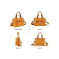 thumbnail image 3 of Gustave Women's Nylon Crossbody Shoulder Bag Multi Pockets Tote Handbag Purse Casual Lightweight Top Handle Satchels for Travel Work Daily - Yellow, 3 of 8