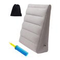 thumbnail image 1 of Almohada inflable almohada de almohadilla inflable con soporte de piernas ligeras almohadas livianas de la cama de inflación y deflación para acampar con bolsa de almacenamiento, 1 of 7