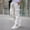 White, variant on WIZUTIZ Mens Jogger Sweatpants Winter Warm Fleece Lined Cargo Sweatpants Loose Casual Comfy Heavyweight Joggers with Pockets