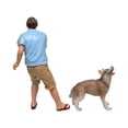 thumbnail image 3 of Man and Dog 2 Piece Figure Set For 1:18 Scale Models by American Diorama, 3 of 3