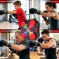 thumbnail image 7 of OLGEO Music Boxing Machine, Bluetooth Wall-Mounted Punching Target with LED Lights, 3 Modes & 14 Levels, Includes Gloves for Kids, 7 of 7