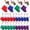 Red, Blue, Green, Purple, variant on Kinyoki 24 Pieces Mini Christmas Stockings 4 Inch Xmas Felt Stocking Bulk Hanging Ornament Decoration Small Santa Stocking for Xmas Tree Goody Gift Party