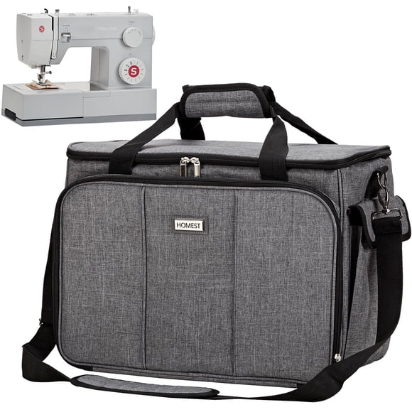 Funda de transporte para máquina de coser HOMEST, bolso universal gris