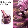 thumbnail image 3 of Gellen Cat Eye Gel Nail Polish, 18ML Dual Colour Natural Glitter Gel Polish Set, Soak off Nail Gel Polish At Home DIY Salon Use, Plum Pink, 3 of 9
