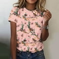 thumbnail image 5 of Womens Horse Racing T-Shirts Plus Size Vintage Retro Graphic Tees Loose Fit Funny Pullover Tops, 4XL, 5 of 5