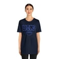 thumbnail image 3 of Unisex Jersey Short Sleeve Tee Lions Football Blue, 3 of 12