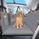 thumbnail image 1 of Funda para Asiento de Coche para Perros Lekespring para Asiento Trasero con Fondo Rígido Gris, 1 of 8