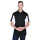 thumbnail image 1 of Polo de hombre en micropiqué con bloques laterales NEGRO/ BLANCO S harriton M355, 1 of 1