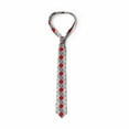 thumbnail image 4 of Necktie, Overlapping Retro Shapes, 3.7", Pale Grey Red, by Ambesonne, 4 of 4