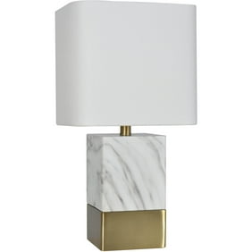 19 5 White And Yellow Nhl Nashville Predators Tiffany Table Lamp