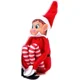 thumbnail image 2 of 2024 Lindo muñeco elfo navideño rojo para niños y niñas, adorno navideño, regalos de Año Nuevo, mesa, árbol de Navidad, decoración, 2 of 5