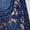 Dark blue, variant on 2026 New European and American Style Women's High Waist Denim Maxi Skirt Asymmetric Floral Lace Patchwork A-Line Long Jean Skirt