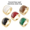 thumbnail image 4 of Anillo Decorativo Sonducket Moda Elegante Unisex Piedra Roja Talla 8, 4 of 6