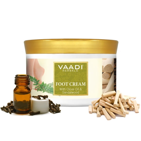 Vaadi Herbals Crema para Pies Aceite de Clavo y Sándalo 500g