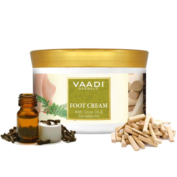Vaadi Herbals Crema para Pies Aceite de Clavo y Sándalo 500g