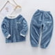 thumbnail image 4 of Pijamas de franela gruesa para niños y niñas, conjuntos de ropa de otoño e invierno, para Navidad, 4 of 4