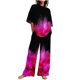 thumbnail image 2 of Puntoco Pantalones Cortos De Moda para Mujer Conjunto Informal De Manga Corta Estampado De Dos Piezas Liquidación Puntoco Puntoco-2374, 2 of 5