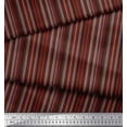 thumbnail image 2 of Soimoi Polyester Crepe Fabric Diagonal Line & Stripe Print Sewing Fabric Yard 52 Inch Wide, 2 of 3