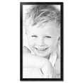 thumbnail image 2 of ArtToFrames 25" x 48" Honors Black with Silver Picture Frame, 25x48 inch Black Wood Poster Frame (WOM-5157), 2 of 7