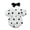 Black White, variant on Baby Girls Short Sleeve Romper Bow Headband Set Dot Printing Summer Clothing Bodysuit for Newborn Infant