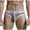 Gray, variant on Mens Underwear with Pouch for Balls Plus Size Support Comfortable Sport Breathable Stretch Solid Briefs Blue