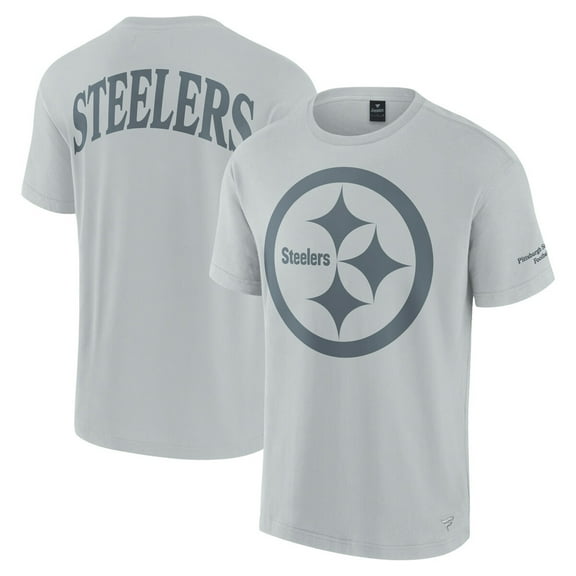 Unisex Fanatics  Gray Pittsburgh Steelers Elements Iconic T-Shirt