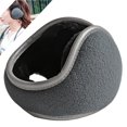 thumbnail image 2 of Yuarrent Orejeras para exteriores con bordes reflectantes, para mantener el calor en el invierno, orejeras plegables, cómodas para ciclismo, senderismo, Ciclismo Gris Yuarrent  OD010311-02, 2 of 6
