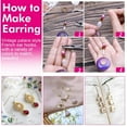 thumbnail image 6 of Earring Making Kit,2343pcs Earring Making Supplies with Earring Hooks, Jump Ring, 6 of 8