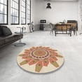thumbnail image 4 of Ahgly Company Tapis Rectangulaire Lavable en Machine Intérieur Transitionnel Kaki Or, 8 Pieds x 12 Pieds, 4 of 7