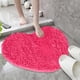 thumbnail image 5 of Alfombras de baño, alfombras para sala de estar, alfombra de área, alfombra de baño con forma de corazón, alfombra absorbente antideslizante para baño, alfombra de entrada, alfombra para ceremonia de, 5 of 6