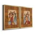 thumbnail image 2 of 2 Piece Set Rhythm Premium Framed Canvas - Ready to Hang - 22.5 x 30.5 Each - Gold Frame, 2 of 8