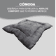 thumbnail image 5 of Cama Para Perro Q Perr+on Raza Mediana Color Gris, 5 of 6