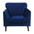 thumbnail image 2 of Topline Home Furnishings Striking Blue Accent Chair, 2 of 4
