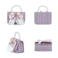 thumbnail image 5 of URSOFINE Bow & Pearl Mini Handbag - Crossbody Purse with Detachable Chain for Parties & Daily Use, 5 of 8
