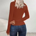 thumbnail image 6 of MESSUEN Winter Sweaters for Women Thermal Shirts for Women V Neck Sweaters for Women Casual Blouses for Women Fashion Tops for Women Womens Blouses Summer Women Casual Tops Gold M, 6 of 6